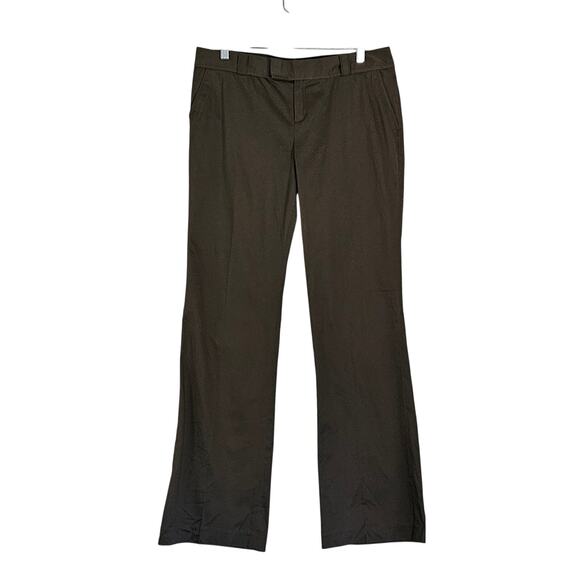 Banana Republic Martin Fit Brown Cotton Pants sz 10 NWT - Picture 1 of 8